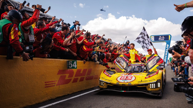 Ferrari Clinches Historic Third Straight Victory...